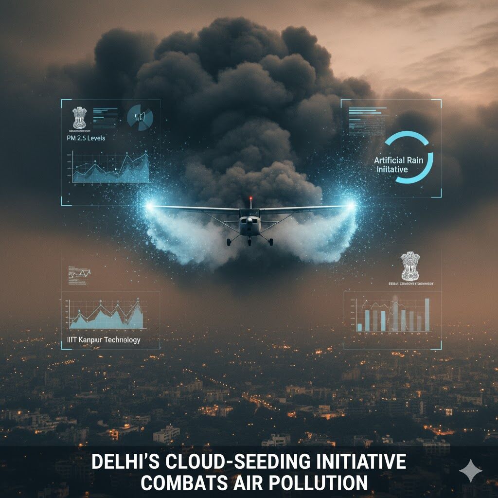 Delhi's Cloud-Seeding Initiative to Combat Air Pollution