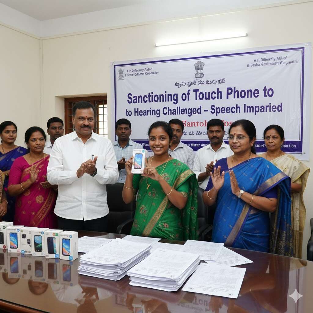 Sanctioning of Touch Phone to Hearing Challenged – Speech Impaired